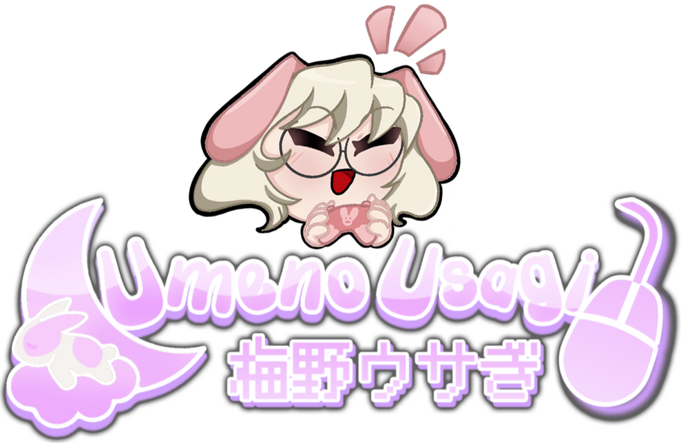 Logo that says "Umeno Usagi"